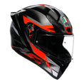 Load image into Gallery viewer, AGV Helmut AGV K1 S FASTLAP BLACK/GREY/RED HELMET - ECE 22.06
