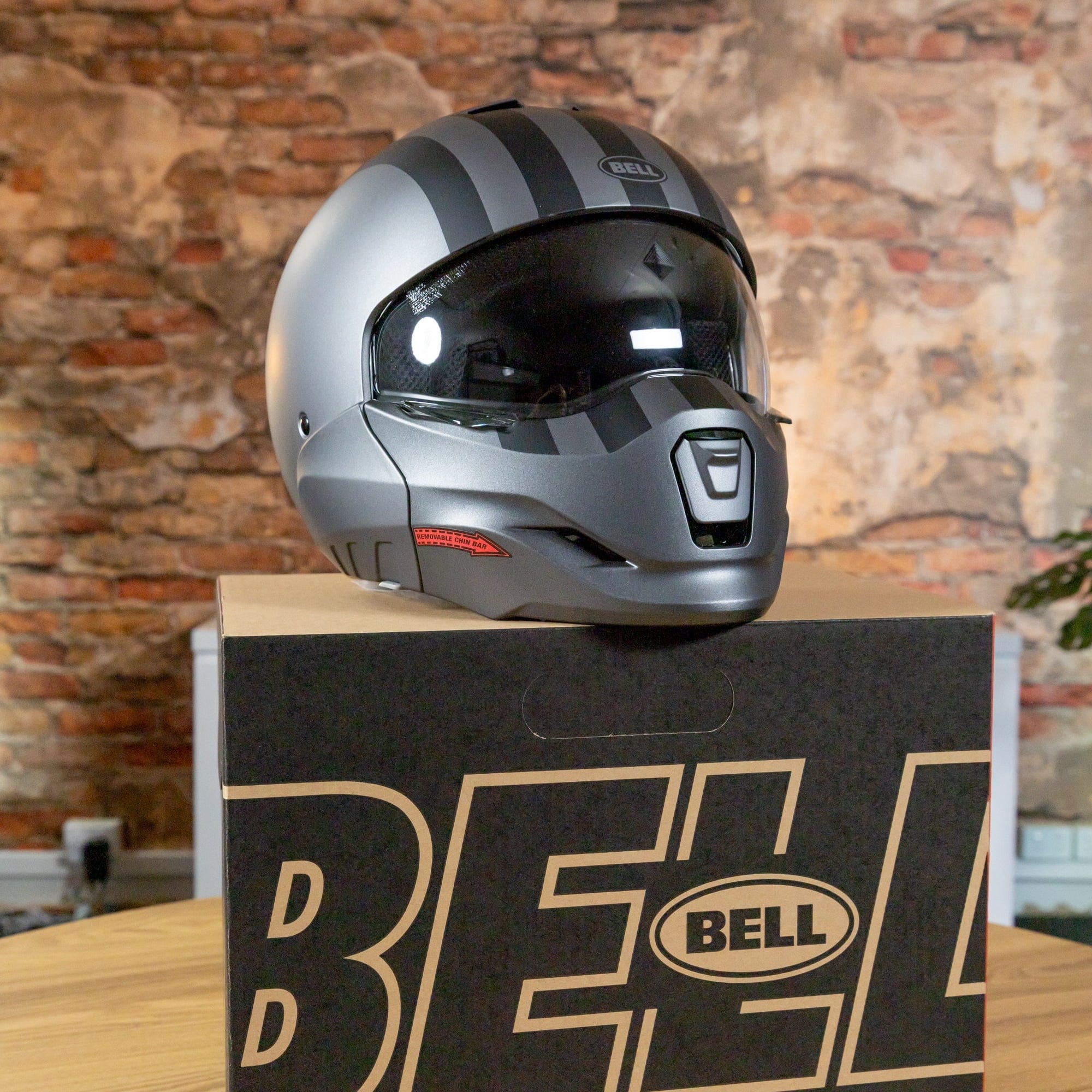 bell full face helmet with removable chin guard Bell Broozer Free Ride Helmet