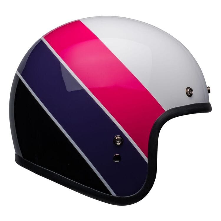 Bell Helmut Medium BELL CUSTOM 500 RIFF PINK/PURPLE MOTORCYCLE HELMET