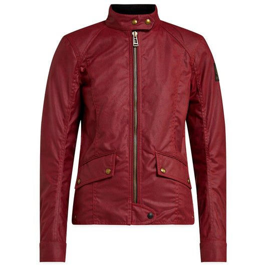 Belstaff Belstaff 38 BELSTAFF ANTRIM WOMENS WAX COTTON MOTORCYCLE JACKET - RACING RED
