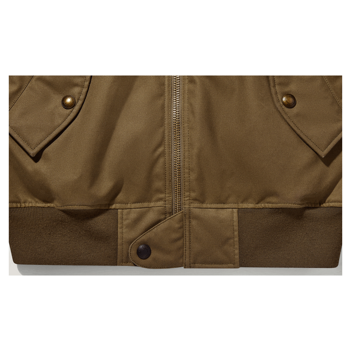 Belstaff Belstaff BELSTAFF BRECON MOTORCYCLE BOMBER - OLIVE GREEN
