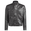 Load image into Gallery viewer, Belstaff Belstaff BELSTAFF BROOKLANDS LEATHER MOTORCYCLE JACKET - ANTIQUE BLACK

