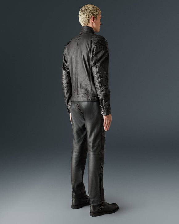 Belstaff Belstaff BELSTAFF BROOKLANDS LEATHER MOTORCYCLE JACKET - ANTIQUE BLACK