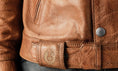 Load image into Gallery viewer, Belstaff Belstaff BELSTAFF BROOKLANDS LEATHER MOTORCYCLE JACKET - BURNT CUERO
