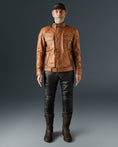 Load image into Gallery viewer, Belstaff Belstaff BELSTAFF BROOKLANDS LEATHER MOTORCYCLE JACKET - BURNT CUERO
