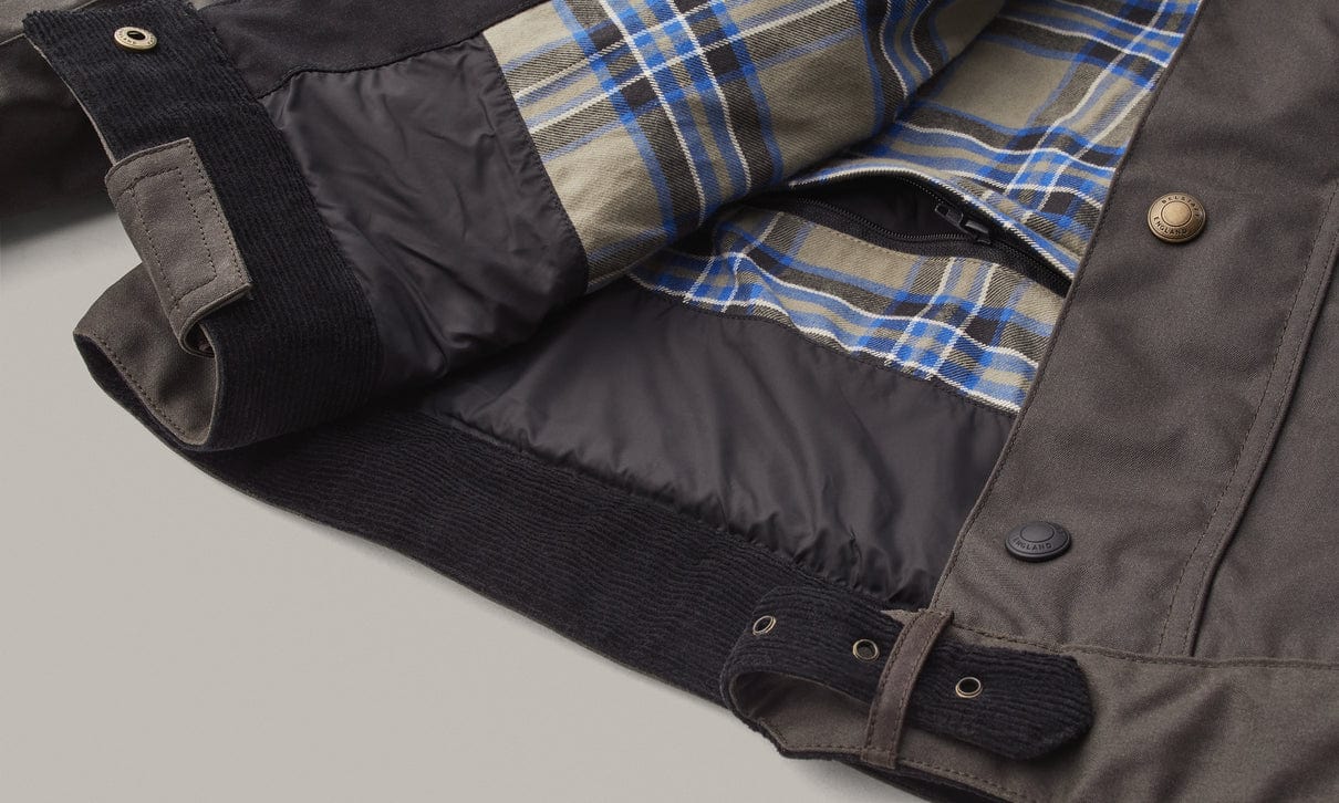 Belstaff Belstaff BELSTAFF BROOKLANDS ULTRACORE WAXED COTTON JACKET - MAHOGANY