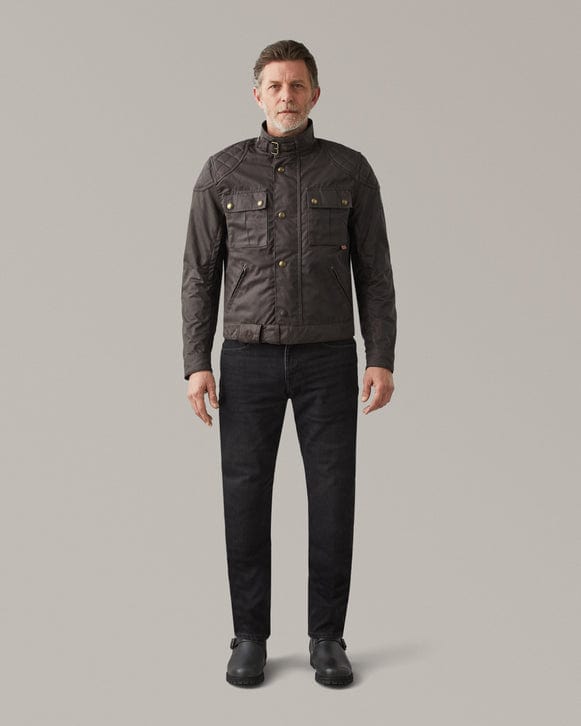 Belstaff Belstaff BELSTAFF BROOKLANDS ULTRACORE WAXED COTTON JACKET - MAHOGANY