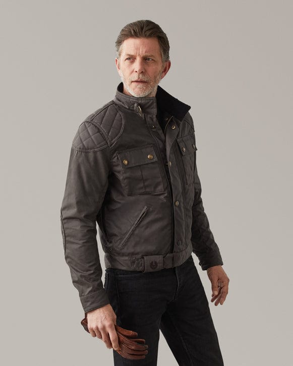 Belstaff Belstaff BELSTAFF BROOKLANDS ULTRACORE WAXED COTTON JACKET - MAHOGANY