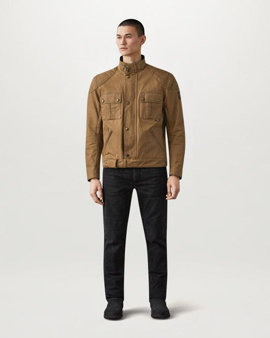 Belstaff Belstaff BELSTAFF BROOKLANDS ULTRACORE WAXED COTTON JACKET - SAND