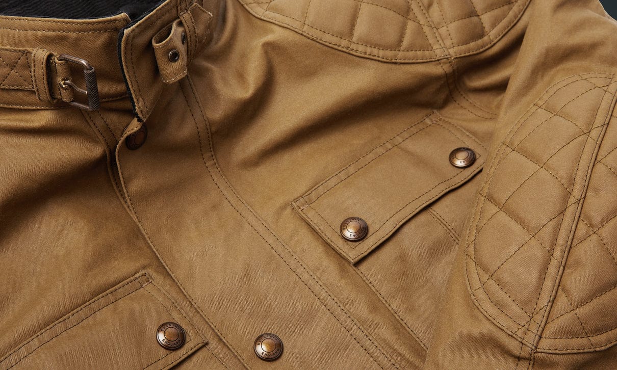 Belstaff Belstaff BELSTAFF BROOKLANDS ULTRACORE WAXED COTTON JACKET - SAND