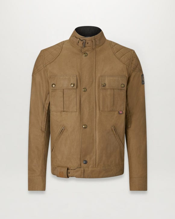 Belstaff Belstaff BELSTAFF BROOKLANDS ULTRACORE WAXED COTTON JACKET - SAND