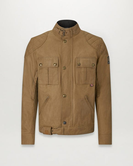 Belstaff Belstaff BELSTAFF BROOKLANDS ULTRACORE WAXED COTTON JACKET - SAND