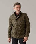 Load image into Gallery viewer, Belstaff Belstaff BELSTAFF CROSBY WAXED COTTON MOTORCYCLE JACKET - FOREST GREEN
