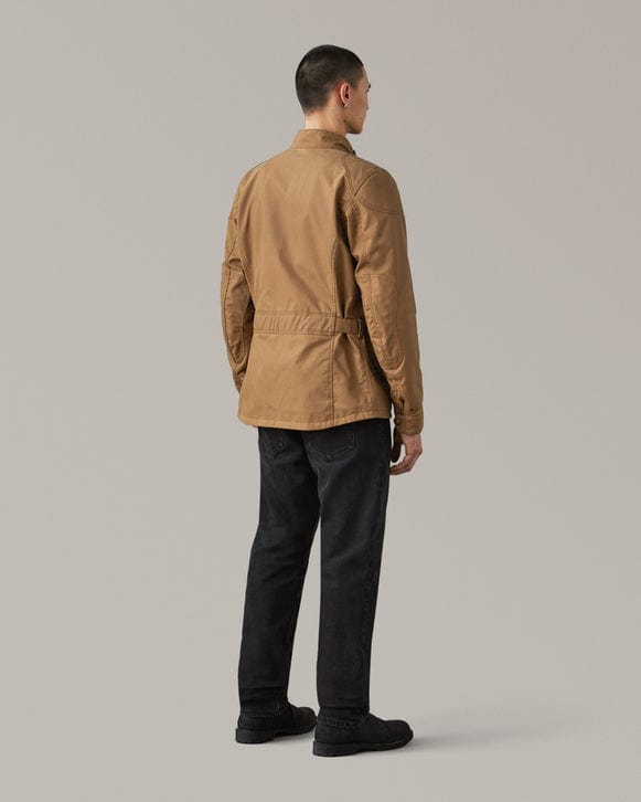 Belstaff Belstaff BELSTAFF CROSBY WAXED COTTON MOTORCYCLE JACKET - SAND