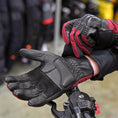 Load image into Gallery viewer, Belstaff Belstaff BELSTAFF HAMPSTEAD GLOVES BLACK/RED
