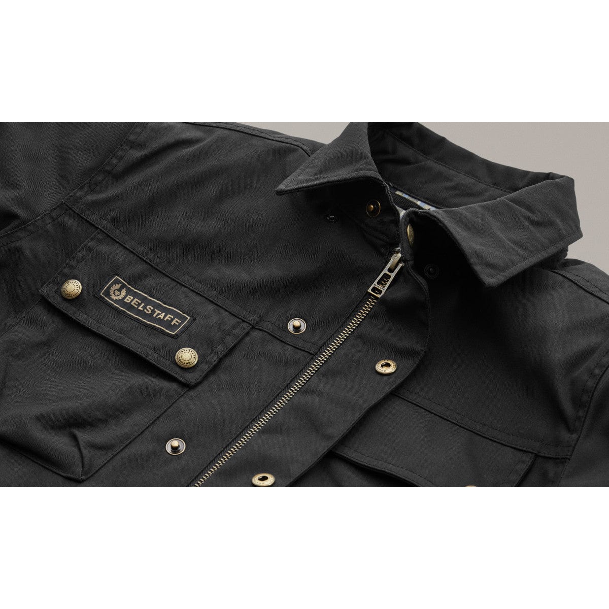 Belstaff Belstaff BELSTAFF MANSION MOTORCYCLE RIDING SHIRT - BLACK