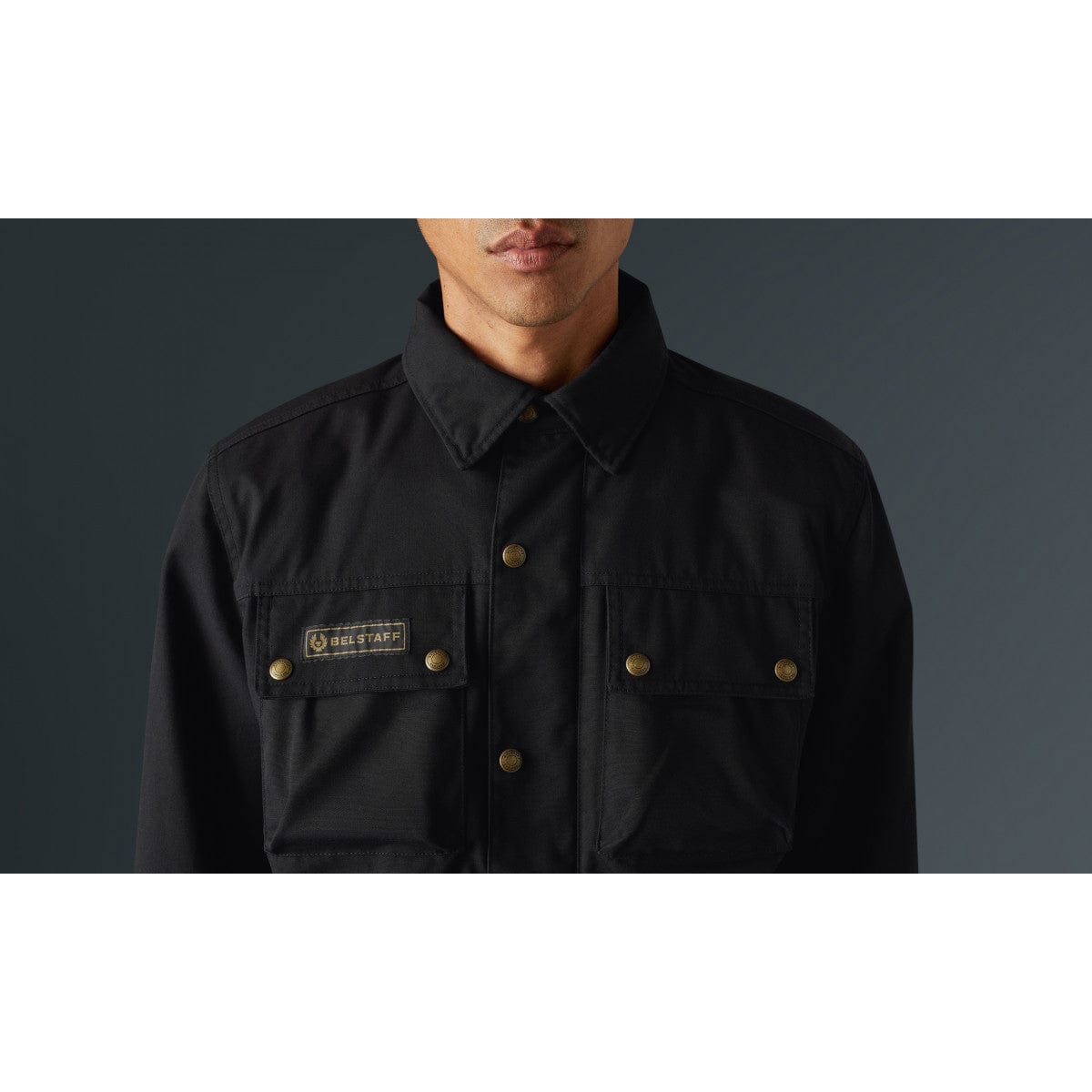 Belstaff Belstaff BELSTAFF MANSION MOTORCYCLE RIDING SHIRT - BLACK