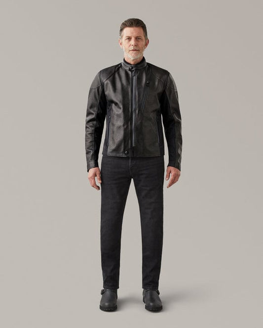 Belstaff Belstaff BELSTAFF MISTRAL LEATHER MOTORCYCLE JACKET - BLACK