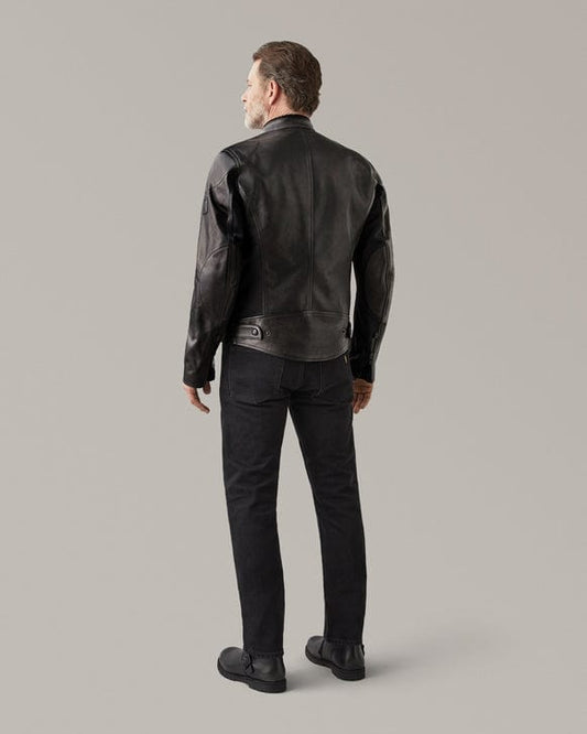 Belstaff Belstaff BELSTAFF MISTRAL LEATHER MOTORCYCLE JACKET - BLACK