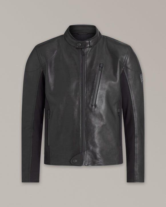 Belstaff Belstaff BELSTAFF MISTRAL LEATHER MOTORCYCLE JACKET - BLACK