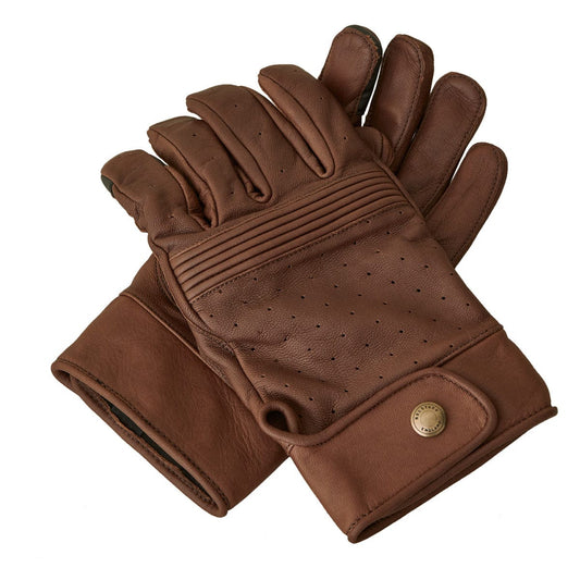 Belstaff Belstaff BELSTAFF MONTGOMERY LEATHER MOTORCYCLE GLOVES - OXBLOOD