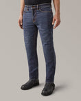 Load image into Gallery viewer, Belstaff Belstaff BELSTAFF POPLAR COTTON & CORDURA BLEND MOTORCYCLE JEANS - WASHED INDIGO
