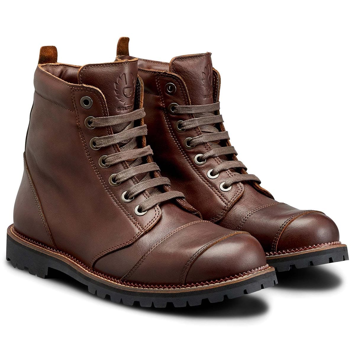 Belstaff Belstaff BELSTAFF RESOLVE MOTORCYCLE BOOTS - BROWN