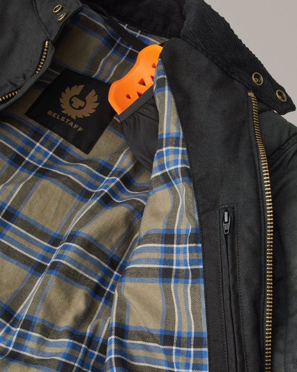 Belstaff Belstaff BELSTAFF ROBERTS WAXED COTTON VENTED MOTORCYCLE JACKET - BLACK