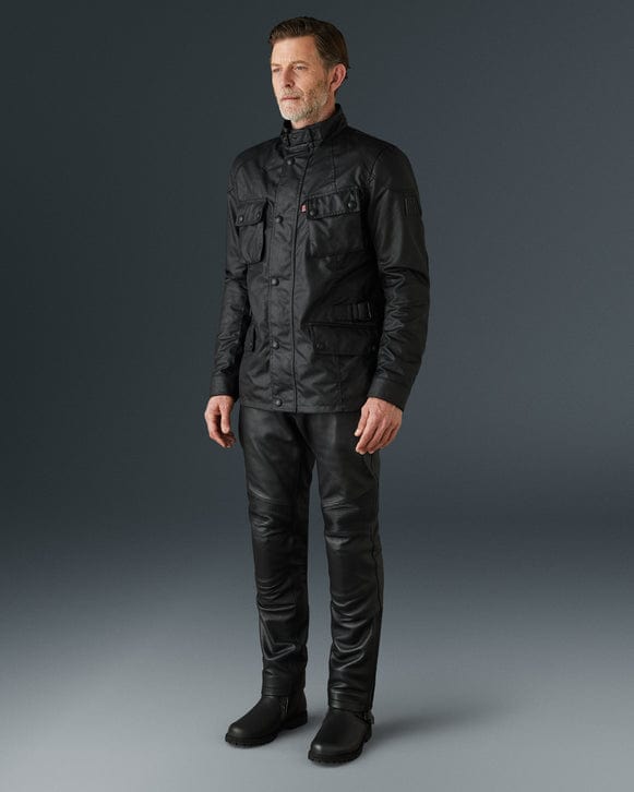 Belstaff Belstaff BELSTAFF STEALTH CROSBY WAXED COTTON JACKET - BLACK