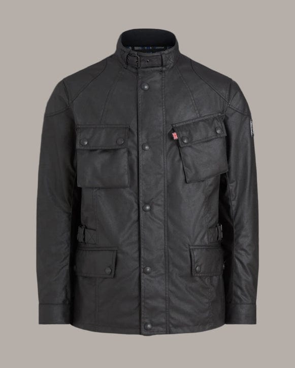 Belstaff Belstaff BELSTAFF STEALTH CROSBY WAXED COTTON JACKET - BLACK