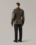 Load image into Gallery viewer, Belstaff Belstaff BELSTAFF TRIALMASTER HAND WAXED LEATHER MOTORCYCLE JACKET - DARK OLIVE
