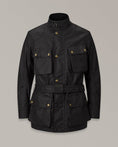 Load image into Gallery viewer, Belstaff Belstaff BELSTAFF TRIALMASTER ULTRACORE WAX COTTON MOTORCYCLE JACKET - BLACK
