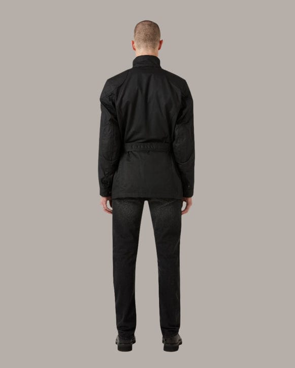 Belstaff Belstaff BELSTAFF TRIALMASTER ULTRACORE WAX COTTON MOTORCYCLE JACKET - BLACK