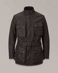 Load image into Gallery viewer, Belstaff Belstaff BELSTAFF TRIALMASTER ULTRACORE WAX COTTON MOTORCYCLE JACKET - MAHOGANY
