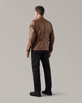 Load image into Gallery viewer, Belstaff Belstaff BELSTAFF TURNER HAND WAXED LEATHER MOTORCYCLE JACKET - BURNT CUERO
