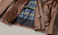 Load image into Gallery viewer, Belstaff Belstaff BELSTAFF TURNER HAND WAXED LEATHER MOTORCYCLE JACKET - BURNT CUERO
