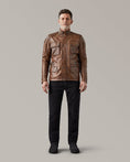 Load image into Gallery viewer, Belstaff Belstaff BELSTAFF TURNER HAND WAXED LEATHER MOTORCYCLE JACKET - BURNT CUERO
