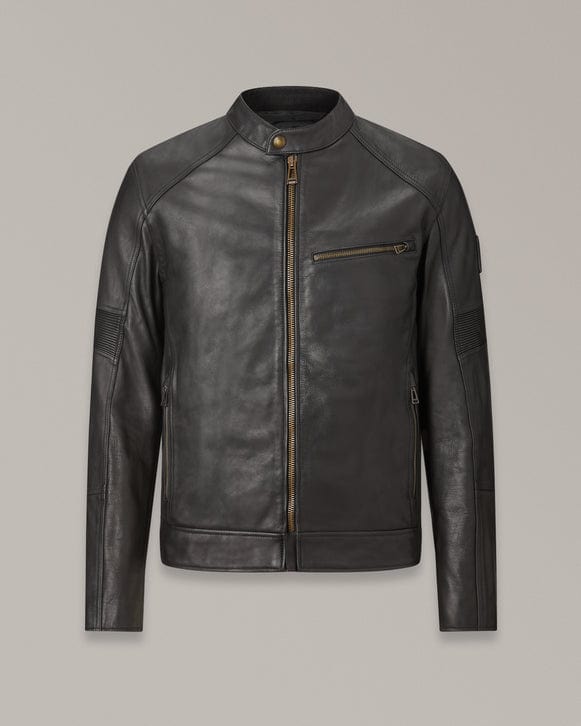 Belstaff Belstaff BELSTAFF VANGUARD LEATHER MOTORCYCLE JACKET