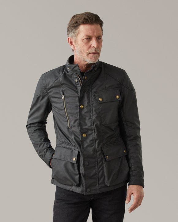 Belstaff Belstaff BELSTAFF WAYMASTER MOTORCYLE WAXED COTTON JACKET - BLACK