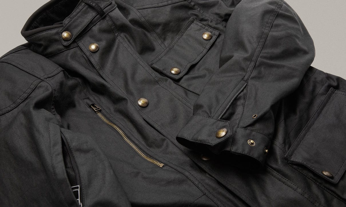 Belstaff Belstaff BELSTAFF WAYMASTER MOTORCYLE WAXED COTTON JACKET - BLACK