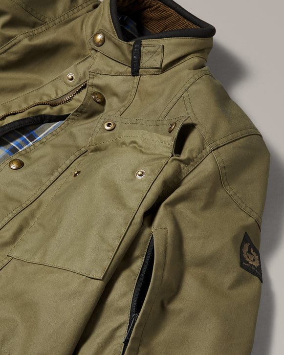 Belstaff Belstaff BELSTAFF WAYMASTER MOTORCYLE WAXED COTTON JACKET - OLIVE