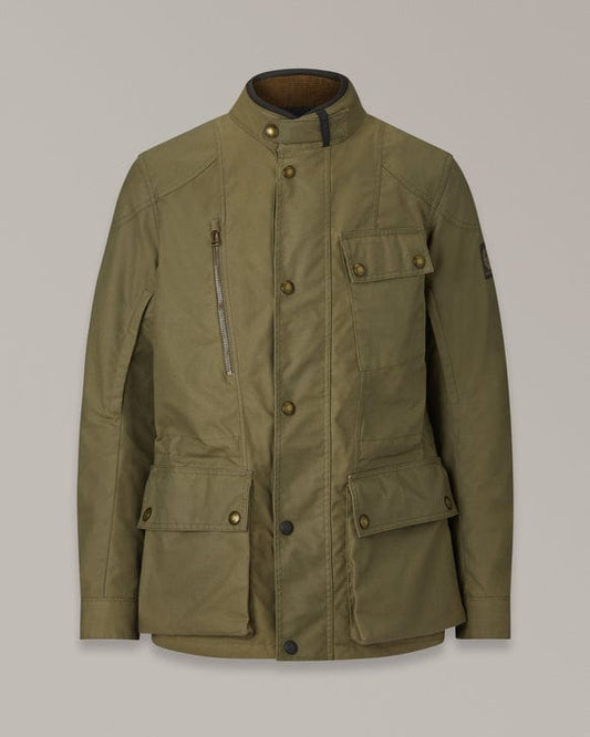 Belstaff Belstaff BELSTAFF WAYMASTER MOTORCYLE WAXED COTTON JACKET - OLIVE