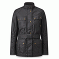 Load image into Gallery viewer, Belstaff Belstaff BELSTAFF WOMENS TRIALMASTER WAXED COTTON JACKET - BLACK
