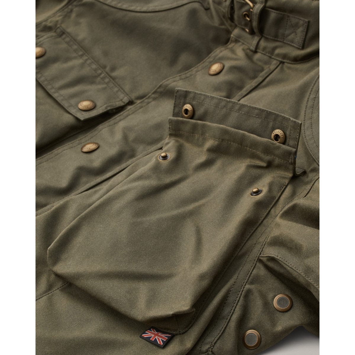 Belstaff Belstaff BELSTAFF WOMENS TRIALMASTER WAXED COTTON JACKET - FOREST GREEN