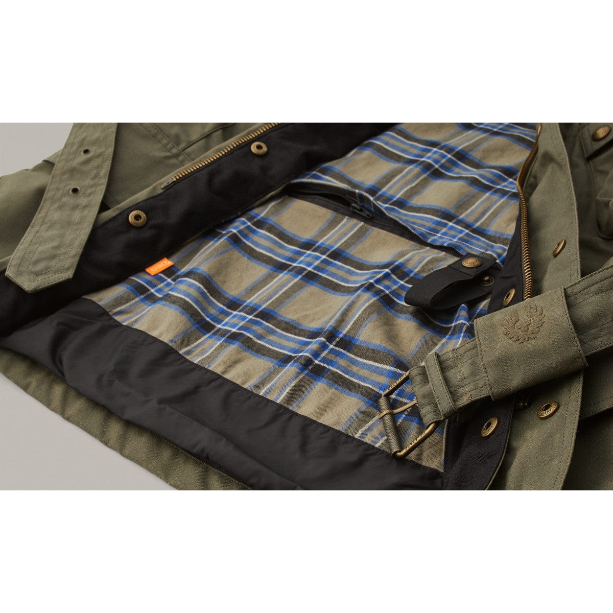 Belstaff Belstaff BELSTAFF WOMENS TRIALMASTER WAXED COTTON JACKET - FOREST GREEN