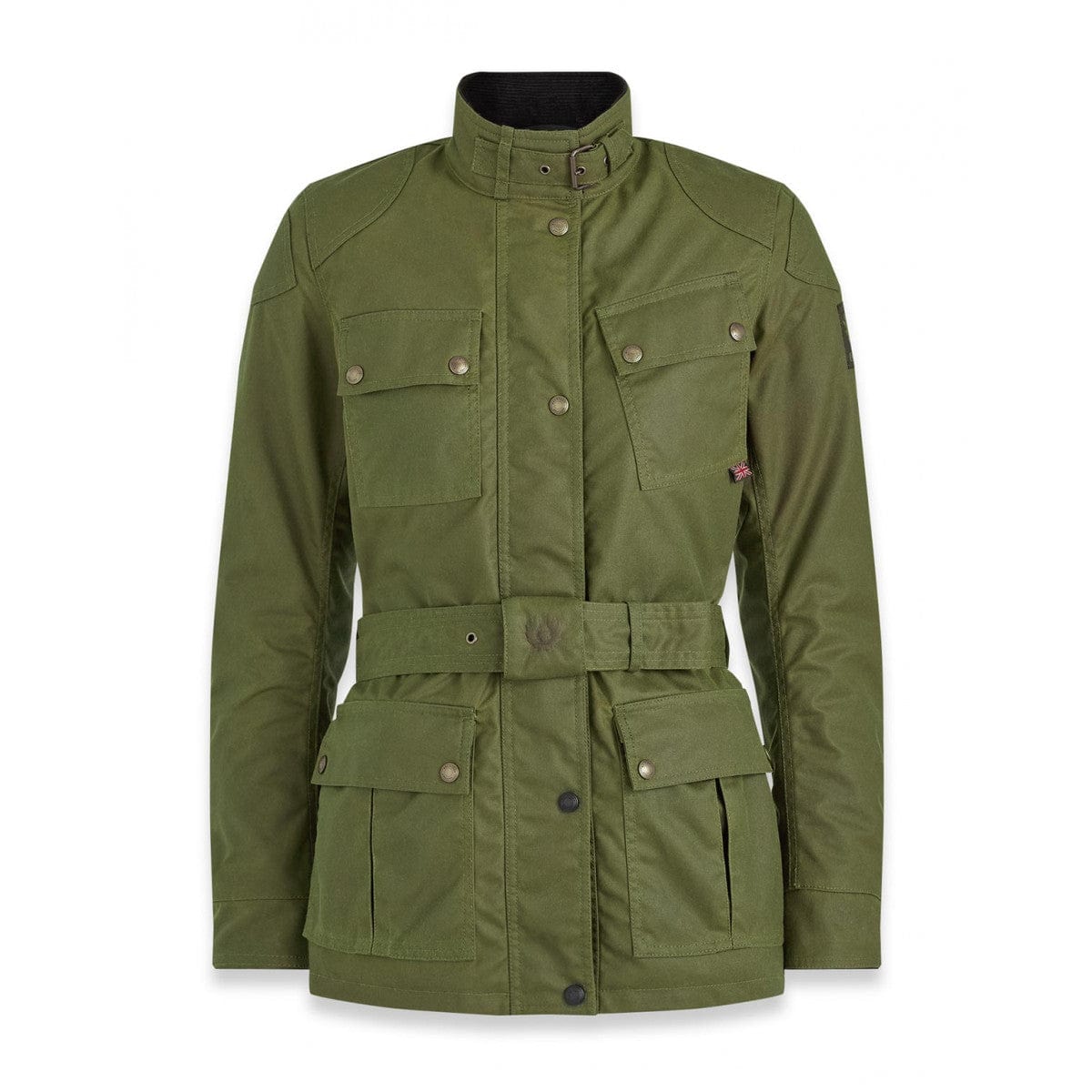 Belstaff Belstaff BELSTAFF WOMENS TRIALMASTER WAXED COTTON JACKET - FOREST GREEN