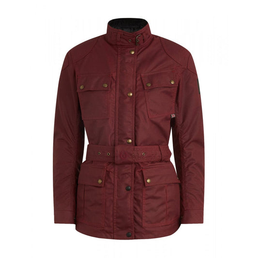 Belstaff Belstaff BELSTAFF WOMENS TRIALMASTER WAXED COTTON JACKET - RACING RED