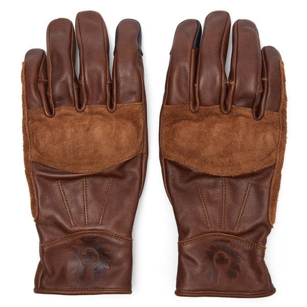 Belstaff Belstaff Small BELSTAFF CLINCH MOTORCYCLE GLOVES - TAN