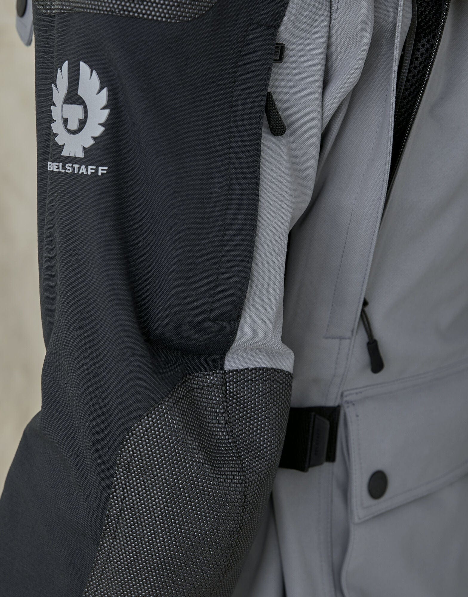 Belstaff Belstaff Small BELSTAFF LONG WAY UP GORE-TEX PRO MOTORCYCLE JACKET - GREY