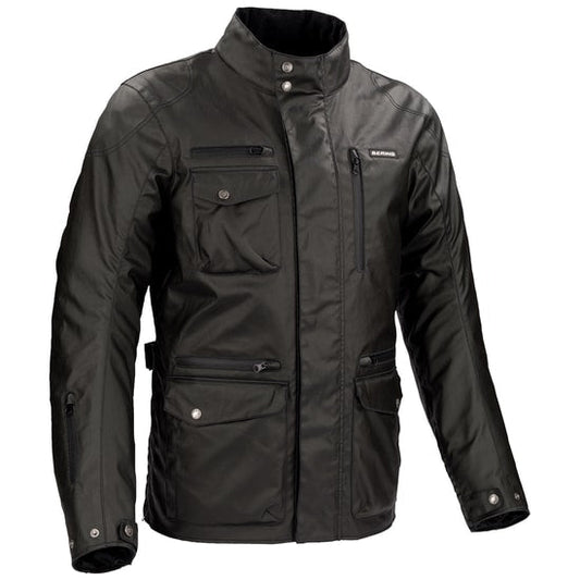 BERING 🇫🇷 BENTON MOTORCYCLE JACKET BLACK - LARGE